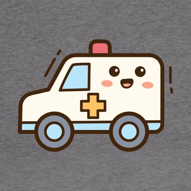 Cute Ambulance by yellowline